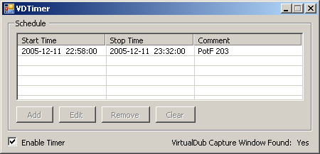 VDTimer Screenshot